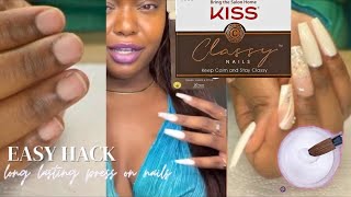 How to Press On Nails with Acrylic as Glue [upl. by Anitra]