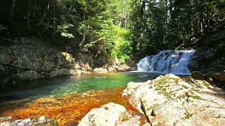 Sonidos de agua de cascada pa reducir los radicales libres el estres y la depresioniones negativos [upl. by Engenia268]