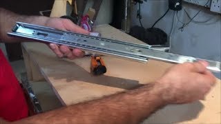 How to install drawer slides step by step [upl. by Hadihahs912]