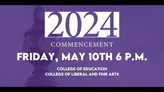 Tarleton Commencement May 10 2024  6 PM [upl. by Adnuahsar]