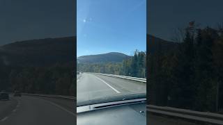 Driving up to Mount Bromont Eastern Townships Quebec Canada [upl. by Anavlis908]