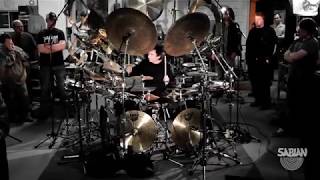 Terry Bozzio ‪All Cymbal Drum Set with SABIAN‬ [upl. by Nahtannhoj]