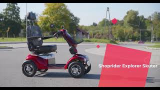 Shoprider exproler scootmobiel skuter inwalidzki elektryczny skuter dla seniorów i niepełnosprawnych [upl. by Prasad]