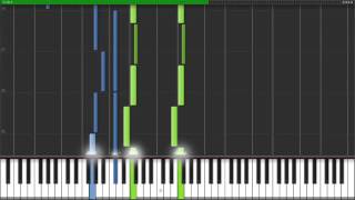 Moonlight Sonata 2nd Movement  Opus 27 No 2 Piano Tutorial Synthesia [upl. by Chucho]