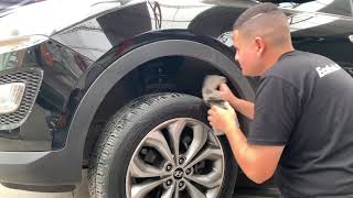 Instalación de reductores de impacto en una Hyundai Santa Fe [upl. by Irafat835]