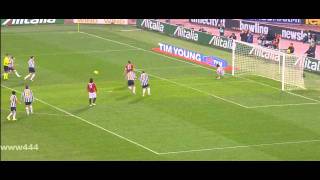 Buffon penalty save vs Roma 12122011 [upl. by Suiraj]