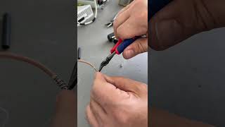 How to solder two wires perfectly together [upl. by Courtnay]