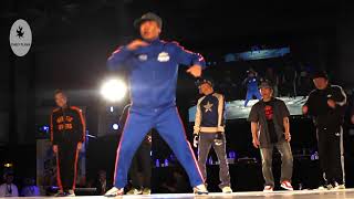 Crazy Legs Bboy Flash and the Japanese breakdance legend crew youth olympics [upl. by Einahpad]