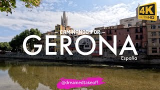 Gerona Caminando por esta joya de Cataluña Gerona España 🇪🇸 4K [upl. by Elva]