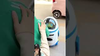 ROBOT PENARIK BECAK KURSI ⁉️BOCIL GANTIAN DUDUK 😱😍shorts funny dubbing [upl. by Anayit]