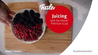 Fissler  How to Juice in a Pressure Cooker [upl. by Fayola]