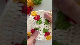 Your favourite multicolor granny square Watch full tutorial on mu youtube channel [upl. by Walston]