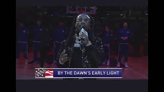 JACQUEES SINGS NATIONAL ANTHEM LIVE AT LAKERS GAME [upl. by Nelia812]