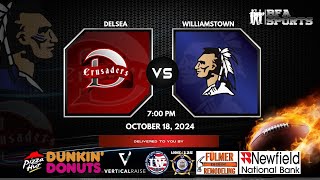 REUPLOAD WILLIAMSTOWN BRAVES VS DELSEA CRUSADERS FOOTBALL  FRI OCT 18TH  7PM [upl. by Demeter]