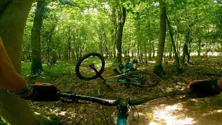 Mountain biking in Symonds Yat  Wye Valley  Staunton  Doward [upl. by Nirat127]