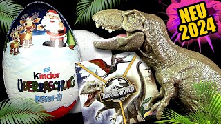 Kinder Überraschung ® Jurassic World ™ Riesen Ei 2024  wilde Theorien amp Tyrannosaurus Rex [upl. by Adelina]