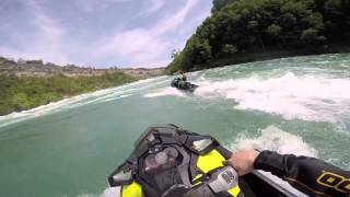 Niagara Falls Rapids on Seadoo RXPX 260 Jetski [upl. by Chessy]