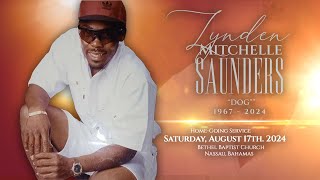 Mr Lynden Mitchelle Saunders  HomeGoing Service [upl. by Dorri]