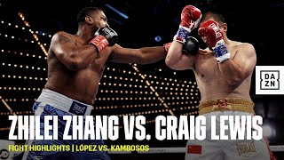 FIGHT HIGHLIGHTS  Zhilei Zhang vs Craig Lewis [upl. by Delwyn735]