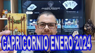 CAPRICORNIO ♑️ HOROSCOPO ENERO 2024 LECTURA DE LA RUEDA ASTROLOGICA [upl. by Kolnick]