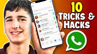 Top 10 Secret WhatsApp Tricks amp Hacks 2024 [upl. by Nisse998]