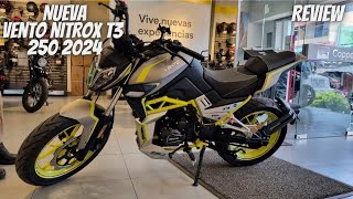 Nueva Vento Nitrox T3 250 2024😱  ¡La Mejor Moto que Puedes Comprar🔥  Review💯 [upl. by Atiz]