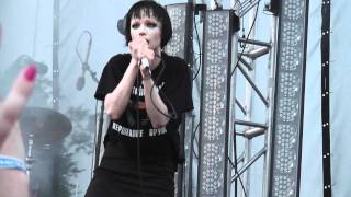 Crystal Castles Celestica live lollapalooza 2011 [upl. by Radbun]