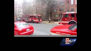 Uncut Video show Beacon Street fire beginning [upl. by Hameerak]