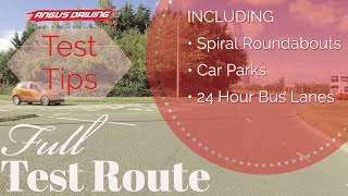 Full Driving Test Route With Talk Through  Common Mistakes Including Spiral Roundabouts Bus Lanes [upl. by Atem]