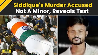 Test Confirms Baba Siddique Murder Accused Is Not A Minor  Baba Siddique Death Update [upl. by Bekelja927]