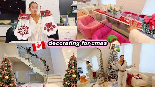 CHRISTMAS HOUSE TOUR 🎄  Decorate the entire HOUSE with me  vlogmas day 8 ❄⋆⍋ [upl. by Eirena]