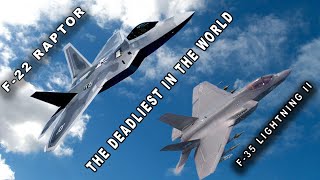 Heres the F22 Raptor vs F35 Lightning II Whose Stealth Fighter Jet is Superior By In The world [upl. by Hermy]