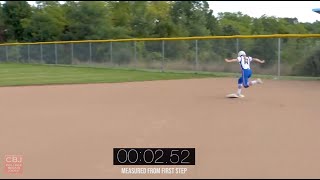 Ava Coffinger 2024 SlapperOutfielder Softball Recruiting Video [upl. by Hajar]