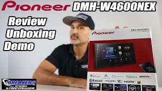 Pioneer DMHW4600NEX headunit car stereo Review unboxing and demo Wireless CarPlay Andriod Auto [upl. by Tj]