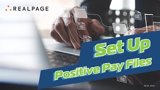 Set Up Positive Pay Files [upl. by Weixel237]