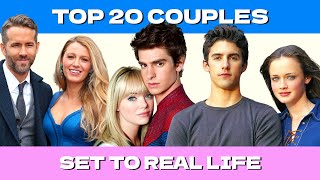 TOP 20 CELEBRITIES COUPLES WHO MET ON SET THAT YOU PROBABLY DIDNT KNOW [upl. by Yelsgnik564]