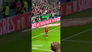 Cristiano Ronaldo Bicycle Kick 🤯  Portugal 51 Poland  football soccer shorts [upl. by Harrie]