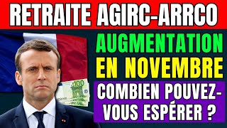 🟣RETRAITE AGIRCARRCO 👉 AUGMENTATION EN NOVEMBRE 2024  COMBIEN POUVEZVOUS ESPÉRER [upl. by Winifield]