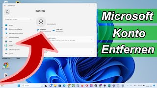 Microsoft Konto von Windows 11 entfernen ❌ [upl. by Bonucci]