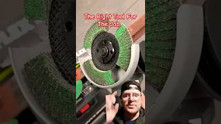 See through flap disk The right tool for the job welding tools flapdisk diy shorts fyp [upl. by Cedar]