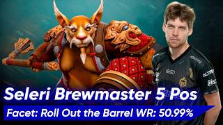 🐻 Seleri BREWMASTER 736 SUPPORT 5 Pos  Dota 2 Pro Gameplay [upl. by Adel]