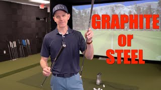 Steel vs Graphite Iron Shafts How to Choose [upl. by Haek]