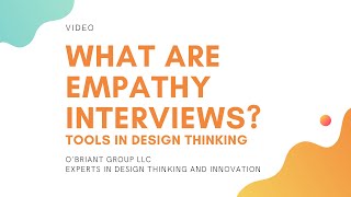 What Are Empathy Interviews [upl. by Roxanne986]