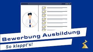 Bewerbung Ausbildung  Tipps zum Anschreiben und Lebenslauf von ZIEHLABEGG [upl. by Duax101]