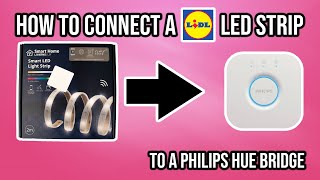 How to Connect a LIDL Smart LED Light Strip LivarnoLux to a Philips Hue Bridge [upl. by Elletsyrc]