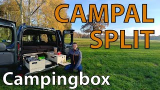 CAMPAL SPLIT CAMPINGBOX Neues Modell Die flexibelste Campal Auto als Camper nutzen Dacia Dokker [upl. by Naus]