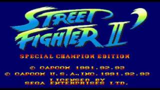 SEGA Street Fighter II SCE Music  M Bison Stage [upl. by Riem]