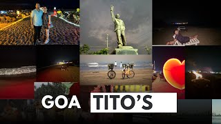 GOA Tito’s Lane  Baga beach night life  sea side  Part 3 Jan 2024 [upl. by Ruon984]