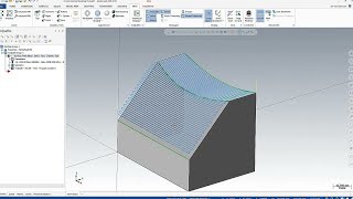 How to make a drawing and Toolpath 3D in mastercam  Finishing BLEND [upl. by Ueik535]