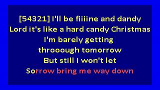 Dolly Parton  Hard Candy Christmas karaoke [upl. by Anwaf]